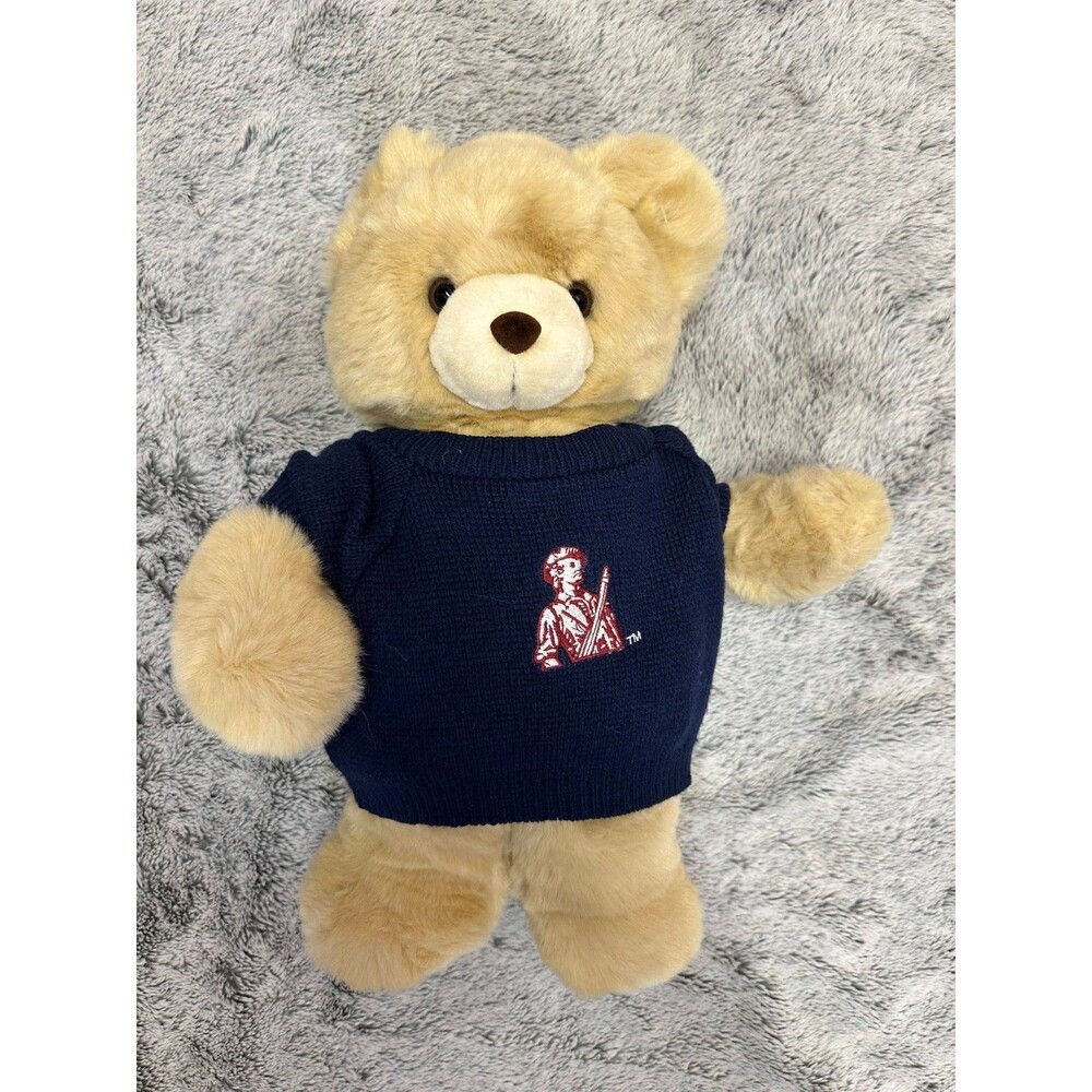 Rare UNLV Rebels Bear‎ Plush 12" Vintage NCAA College Minuteman Logo NOS